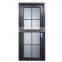 Fashion narrow frame glass door aluminum metal frame door for bathroom