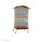 Open Top Rolling Parrot Bird Cage, Parrot Cage with Detachable Stand
