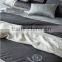 Luxury satin bedding set commercial cotton sheet sets grey and silver king size comforter sets