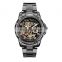 SHENHUA 9536 Men's Gift Chronograph Stainless Steel Strap Watches Automatic Mechanical Watch
