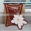 2016 Hot Sale Newest Products Luxury Wooden Flower Wedding Greeting Invitation Card