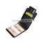 New men bifold leather card holder with removable money clip holder for gift