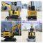 1.3ton China mini hydraulic  crawler excavator factory price