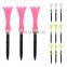 Golf Accessories Golfer Training Aids 3 pcs/lot Portable Golf Ball Holder Nails Tees Adjustable Height 80 mm PE Golf Tees