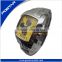 Men Fashion Military Stainless Steel Date Sport Quartz Wrist Watch