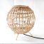 High quality Chinese Style Hand-made woven bamboo lampshades frame natural  rattan lamp shades for table lamps