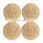 Water Hyacinth Placemat Wall Basket Decor Basket Wholesale Straw Table Mat Natural Made in Vietnam Table Decoration Mats & Pads
