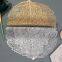 Luxurious Gold Silver Leaf Placemat For Wedding Table Decorating