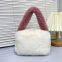 40Plush bag Carry-on bar One shoulder diagonal chain bag Fashion trend furry autumn bag