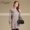 Hot Sale 100% Cashmere Pullover Sweater Women Vintage Style O-Neck Knit Top Pockets Long Length Winter OEM Service Available