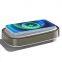 Universal 2A Fast Charging Wireless Charger Pad Crystal Transparent Portable Magnetic Electric Charger for Cellphones