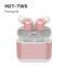 M2T TWS Sports gaming stereo headphone With Charging Box 5.0 Mini Portable Wireless Bluetoth earphone