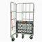Scale Heavy Duty Rolling Wire Mesh Storage Cage for Cargo Collecting