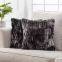 Double-Sided Faux Fur Plush Decorative Throw Pillow Covers Ruched Soft Polyester Cushion for Sofa Couch Bedroom Home Use