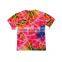 100% polyester all over flower printing tee t shirts for sublimation printing