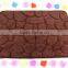 New stone design coral velvet memory foam anti slip carpet/rug/mat for bathroom