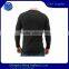 Wholesale Round Neck Solid Color Plain Black Mens Long Sleeve Tshirt