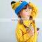 Fashion Cute Lovely Eyes Applique Fixed Kids Boys Girls Pompom Hat Beanie