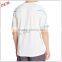 fashion men sport blank dri fit t-shirt wholesale 100% Polyester white crew neck T-shirt