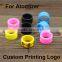 Size logo OEM non-stick elastic custom silicone thumb ring