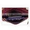 Custom red color ladies leather acrylic clutch bag envelope evening bag wholesale