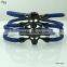 2016 Hot sales Luxury stingray leather man bracelet with high quality