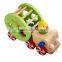 new product duck Sort roller wooden pull toys OEM wooden funny car toys with good quality EZ5094