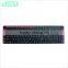 Slim multimedia USB wired keyboard with customized color and layout language