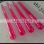 Reusable Food Grade clear plastic drinking straw