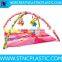 Foldable collapsible ocean Square Pink Cotton Material and Sports Toy Soft Toy Style baby play mat