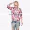 work out style wholesale fashion crewneck sweatshirts sweater 100% polyester crewneck sweatshirt