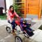 Aluminium Alloy Easy Folding Mother Softtextile Baby Stroller Bike Functional 3 In 1