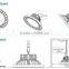 Ledsion Lighting Produce Energy Star and UL List 150lm/w Nichia highbay Light