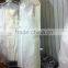 Custom wedding dress packaging clear pvc garment bag