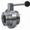 Weld Sanitary Butterfly Valve