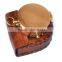Beautiful Brass Gift Compass -Mirror Lid Nautical Compass with Leather Case 13496