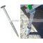 Screw pile system for solar panel installation