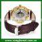 New Custom Hollow Watch Leather Band Beautiful Lady Wrist Watches