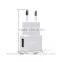 colorful dual USB 5V2A travel charger with US/ EU plug