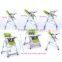 Folded plastic high chair baby kids sitting feeding chair