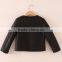 Winter quilted leather jackets for children