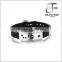 Men's 12 Constellations Bracelet Titanium And Stainless Steel Silicone Bracelet
