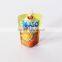 Durable liquid stand up pouch with spout,clear printed juice pouch with spout,corner spout pouch