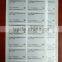 hot sale self adhesive matte silver PET printing label factory from Guangdong