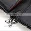 High quality promotion pu/genuine passport holder with clear inner pocket for credit card and delicate pen