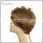 short cut style wigs top quality 100% human hair wigs easily handled