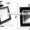 professional ip65 outdoor motion sensor led flood light10w 20w 30w 50w 70w 100w silver/black aluminum with Mean well driver