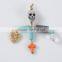 Costume Cross Jewelry Skull Natural Stone Heart Keychain