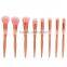8pcs face cleaner shaving makeup cosmetic brush set without box make up wholesale