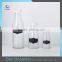 Factory Price Set 3 Glass Bottle Milk Decal Chalkboard Fancy Glass Milk Bottle